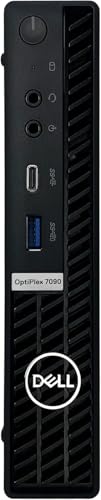 Dell Optiplex 7090 Mini PC, Intel Core i5-10500T, 16 GB RAM, 512 GB SSD, Teclado QWERTY US, Windows 11 Pro (reacondicionado)