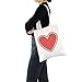 G2TUP Palestine Support Gift Watermelon Heart Tote Bag Protest Handbag Free Palestine Anti-war Gift (Watermelon Heart TB)