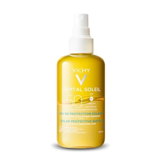 Vichy, Capital Soleil, Água Solar Protetora Hidratante Corporal, FPS50, 200ML