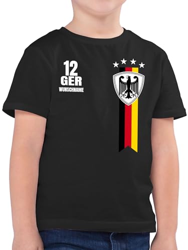 Kinder T-Shirt Jungen - 2024 Fussball EM Fanartikel - Germany WM Fan...