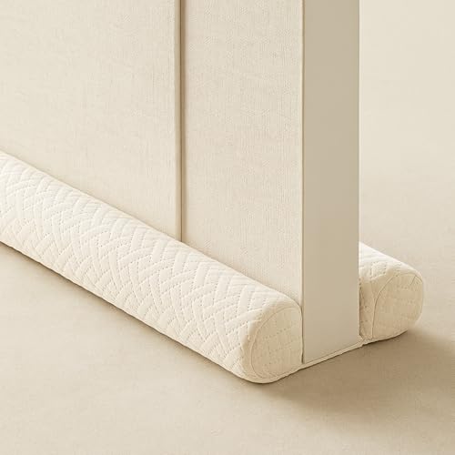 Ciieyuo Velvet Under Door Draft Stopper, Noise Blocker...