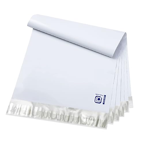 Image of POLYSELLS 19x24 White Poly Mailers 600 Pack Large Shipping Bags for Clothes | Bulk Waterproof Tear Resistant Opaque Mailing Envelopes For Clothing Apparel Jackets Hoodies Ecommerce And Small Business