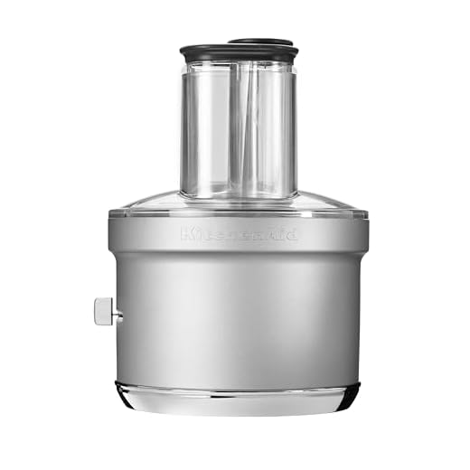 KitchenAid Accessoire Robot Ménager - 5KSM2FPA - Robot Cuisine Multifonctions pour Robot Pâtissier - Coupe Légumes en Tranches, Juliennes ou Dés