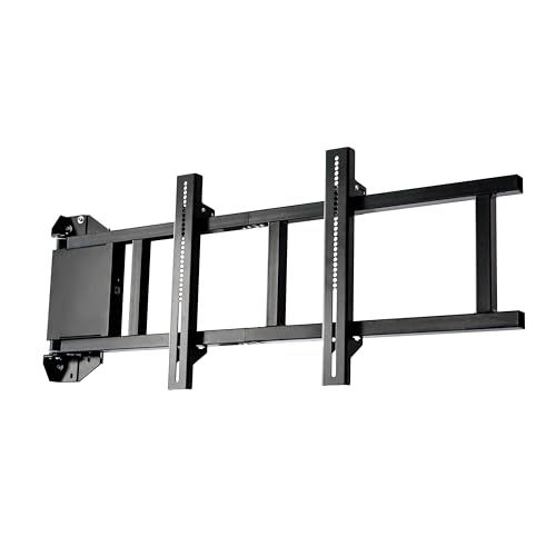 SABAJ M&D Soporte TV Pared motorizado Swing Mount L – Giratorio 180°, hasta 65' 30 kg, inclinación 7°, VESA 100×100–600×400, Preparado para domótica