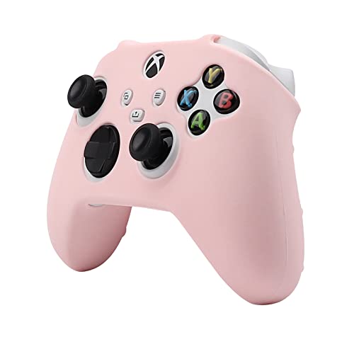 Image of RALAN Controller Skin for Xbox Series S /X, Anti-Slip Silicone Controllers Cover Protector Case Compatible with Xbox Series S /X(Pink Pro Thumb Grip x 2,Cat + Skull Cap &Cover Grip x 2)
