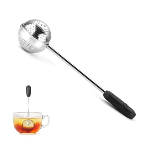 Infusor de Té Acero Inoxidable | Cuchara colador para té a granel | Filtro de té reutilizable con mango ergonómico para Infusiones, Hierbas y Especias (Original)