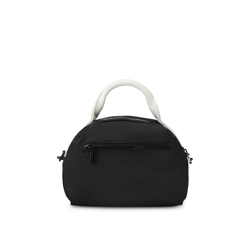 Image of Fastrack Sling Bag for Men & Women | Medium Nylon Sling with Colorblock Design, Zipper Closure, Webbing Strap & Detachable Sling | 2 Compartments with Internal Utility Pockets for Everyday Use