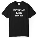 Awesome Like Riven Funny Friend Name T-Shirt Black