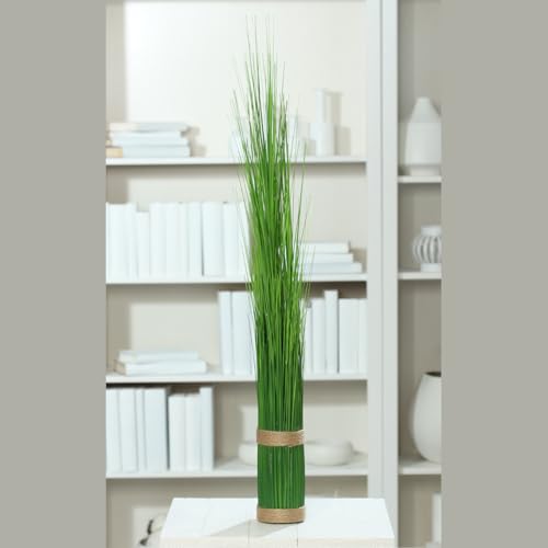 DPI k&uuml;nstliches Stehgras B&uuml;ndel, Deko Gr&auml;ser H. 90cm D. 8,5cm gr&uuml;n