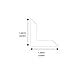 HomeHobby by 3L 01731, Maxi View Scraobbok Adhesives-Mounting Corners, Clear, 32mm (250 pcs)