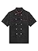 iiniim Unisex Chef Coat for Women Men Long Sleeve Chef Jacket with Hat Kitchen Cooking Chef Top Uniform B01 Short Sleeve Large