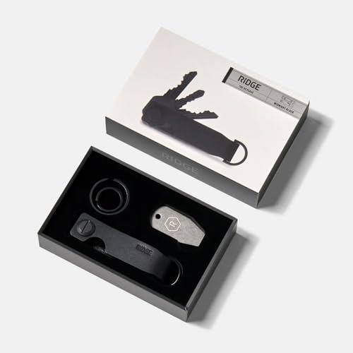 Image of The Ridge Key Organizer - Compact Metallic Key Holder, Minimalist Innovative Keyholder, Smart Keychain Secures 2-6 Keys