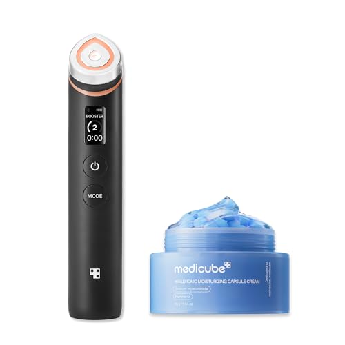 medicube スキンケアデバイス ブラック Amazon.com: medicube Hydration & Calm Facial Device Set: Booster