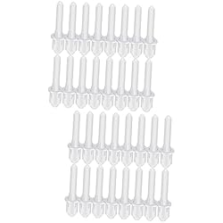 Persianas Garcia 120 Piezas Kit de Reparación de Persianas de Plástico Persianas de Ventanas Persianas de Plantación para Ventanas Interiores Piezas de Reparación de Cuchillas Móviles Pernos de PE