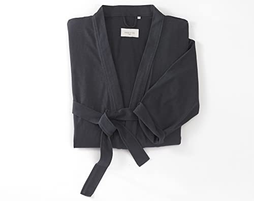Kimpton Hotel Mélange Kimono Robe - One Size Fits Most - Charcoal