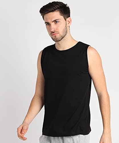 Image of Rock Paper Scissors Men Vest Cotton Workout Wear Gym Vest