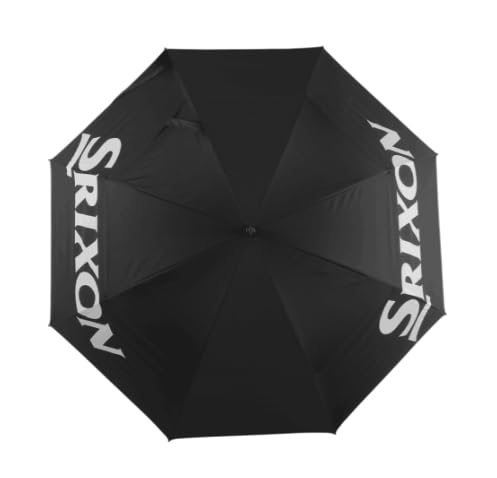 Srixon Umbrella Double Canopy 62", Paraguas de Golf, Negro