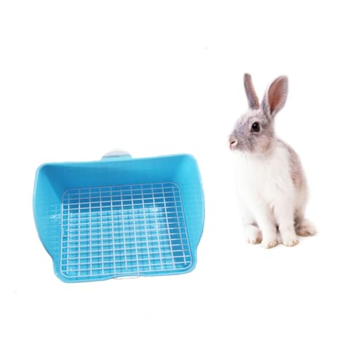 BESPORTBLE Pet Toilet Tray Box for Rabbit Guinea Pig Poop Tray Rabbit Potty Portable and Color