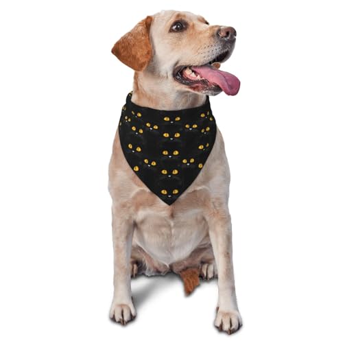 Hundehalstuch mit niedlichem Aufdruck, für kleine, mittelgroße und große Hunde, verstellbar, niedlich, dreieckig, Halstuch, Taschentuch, Schal, Zubehör