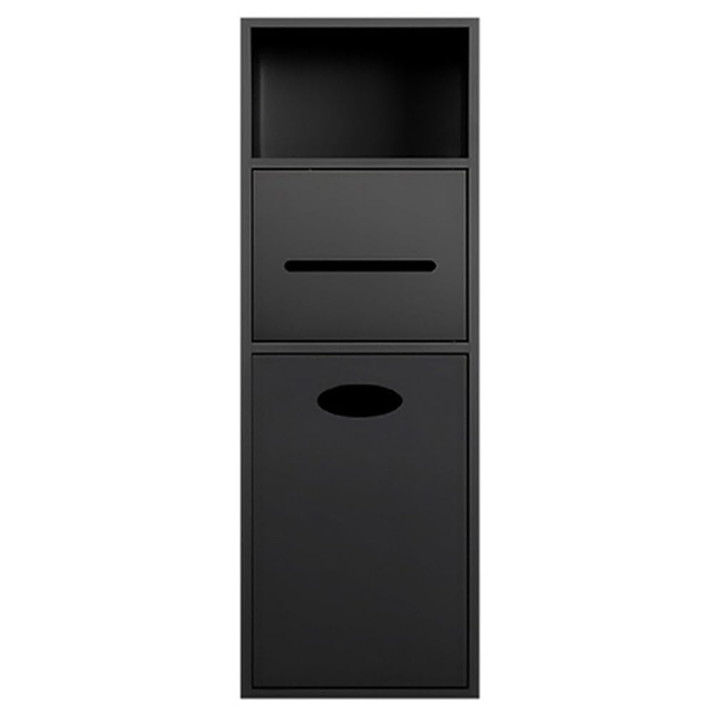 Nicho de Ducha de Acero Inoxidable, Caja de Almacenamiento de Papel higiénico y Papel higiénico de Varias Capas, nicho de Ducha Empotrado de fácil instalac,Red-20x63x13.5cm