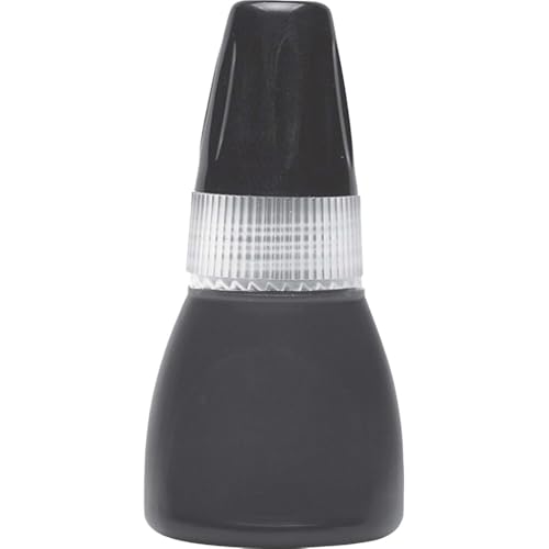 Xstamper Refill Ink for Xstamper Stamps, 10ml-Bottle, Black