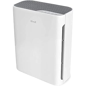 LEVOIT Air Purifiers for Home Large Room, HEPA Filter Cleaner with Washable Filter for Allergies, Smoke, Dust, Pollen, Quiet Odor Eliminators for Bedroom, Pet Hair Remover, Vital 100, White