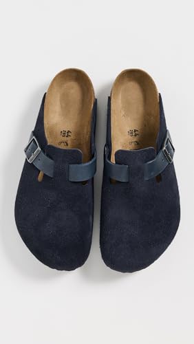 Image of Birkenstock Men's Boston Clogs, Midnight, 8 Medium US