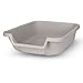 PuppyGoHere Dog Litter Box, Misty Gray Color, Small Size, Durable & Pet Safe Puppy Litter Box, Indoor Open Top Entry Dog Litter Pan, Comfortable for Dogs, Great for Small Dogs up to 6 lbs