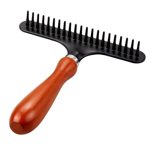 Carpet Rake to Fluff Carpet Carpet Rake Tool for Plush Carpet Maintenance Professional Carpet Grooming Implement with Ergonomic Handle Durable Carpet Care Accessory for Home Use