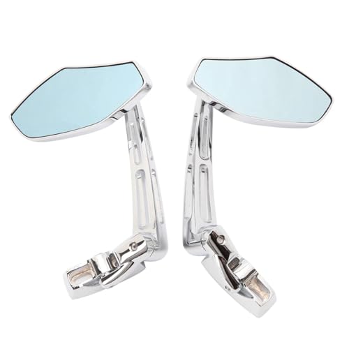 Rétroviseur de moto réglable argent pour ZX6R ZX9R ZX10R