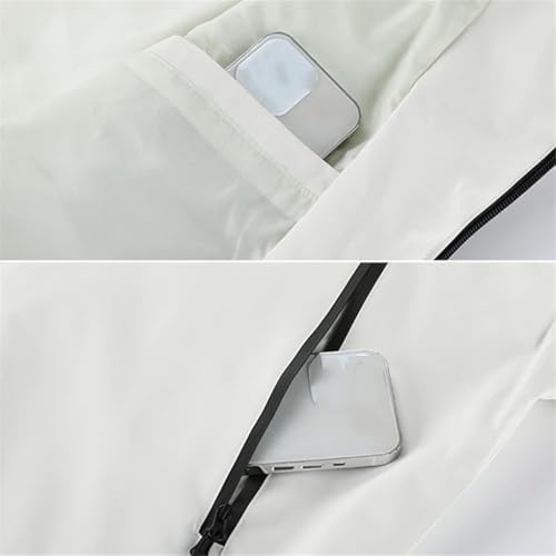 REHJJDFD Unisex Soft Outdoor Hooded Jackets Men Hiking Golf Travel Jacket Casual Loose Sports Jacket4