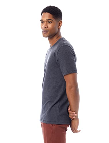 Alternative Men's Hoodie, Eco Zip Up Camo Triblend Jersey Hooded Sweatshirt, Vintage Black, 2X Large3