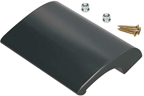 KOTARBAU Poignée de porte de balcon en aluminium Gris anthracite Poignée de porte de terrasse de luxe sûre fumeur Aspect de porte Fermer Poignée universelle