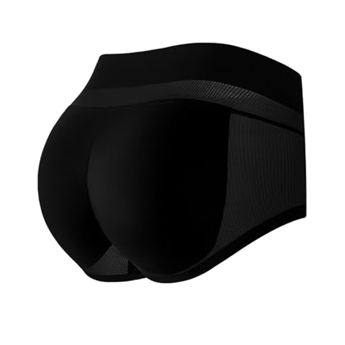 Bragas Push Up con Relleno Extremo para Mujer Bragas Levanta Glúteos para Mujer Braguitas Fajas sin Costuras Cintura Media Alta Push Up Pantalones de Levantamiento Braguitas Moldeadoras Vientre