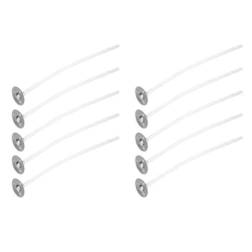 Mechas de algodón preenceradas 50 pcs 8 cm para velas miniatura 3