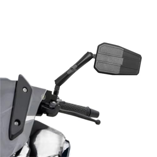 Espejos laterales para motocicletas universales con rosca M10 y espejo retrovisor ajustable 5