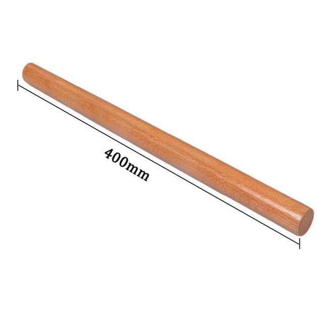 Rodillo de madera para hornear, rodillo de repostería en relieve para manualidades de pasteles, herramienta de cocina ideal para enrollar fondant y masa, opciones de 16/30/40 cm