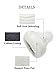 Soul Young Women's Faux Fur Hat Black Russian Cossack Knit Pompom Ski Snow Cap for Winter White(One Size,White)