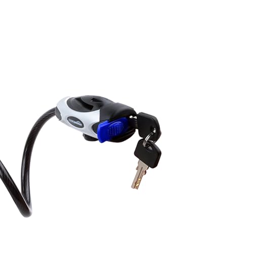 Image of Amazon Basics Weather Resistant Bike Security Cable Lock, 70 inches Length, 8mm Diameter, Black