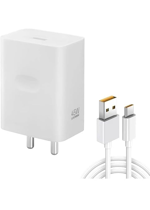 Image of Original 45w SuperVOOC Fast Charger Adapter with Type C Cable GT Neo 3, GT 2 Pro, GT Neo 2, X50 Pro, X7 Pro, 9 Pro+, 10 Pro+, 11 Pro+, 11 Pro (45w Adapter & Cable) (DEC55)