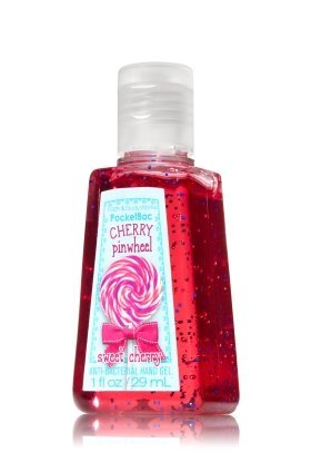 Pocketbac Sanitizing Hand Gel Cherry Pinwheel Bath and Body Works Pocketbac Hand Gel 1 Fl Oz