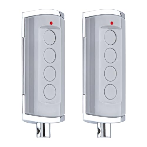 Garage Door Opener Hand Transmitter Compatible with Marantec Digital D302 D304 868MHz Hormann Blue button HSM2 HSM4 HS1 HS2 HS4 HSE2 HSZ1 HSZ2 HSP4 HSP4-C HSD2-A HSD2-C Remote Control 2 Pack