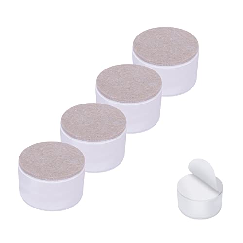 RCHYFEED Risers de lit Rehausseurs de Meubles Ajoutent Une Hauteur de 2 Pouce, Acier Solide Supportent 10000 Livres, Rehausseur de Table, Chaise ou Rehausseur de Canapé, Ensemble de 4 Furniture Riser