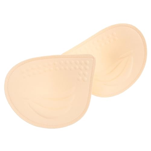 FRCOLOR 1 Par De Almohadillas De Esponja Bloqueadas Acolchadas De Algodón Deportivas Absorbentes Extraíbles Para Sujetador De Mujer Almohadillas Para Sujetador Almohadillas Para