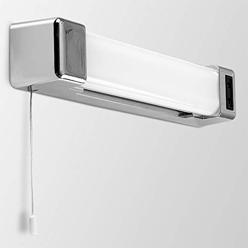 Lampada da bagno 5 W LED con presa per rasoio e