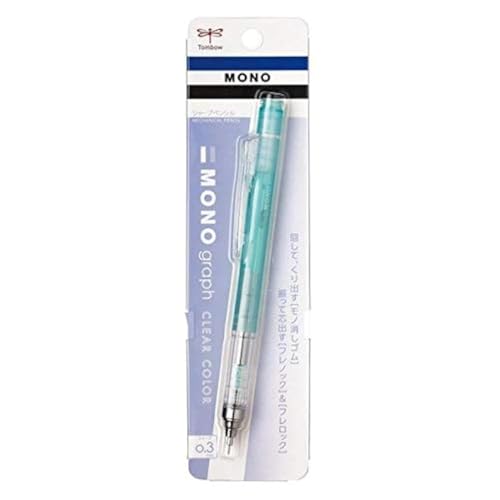 Image of Tombow Pencil DPA-139D Mechanical Pencil, Mono Graph (Monograph), Clear Color, 0.3mm (Clear Mint)