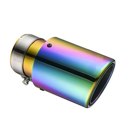 Embout d'échappement universel 67mm-101mm en inox pour silencieux voiture