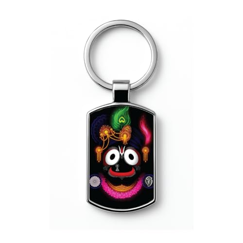 Image of MG | Motivational & Devotional Metal Glossy Keychains | Shiva /Krishna /Ganesha /Balaji /Buddha /Hanuman /Jesus /Laxmi /Ram /Evil Eye - Stylish & Durable Gift Keychain