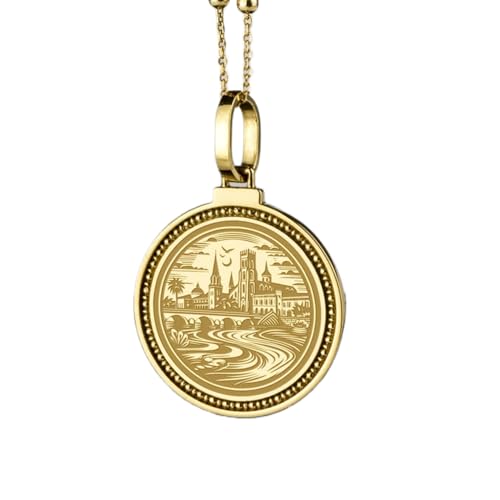Pendentif rond argent fleur LKBEADS pour sublimer vos tenues