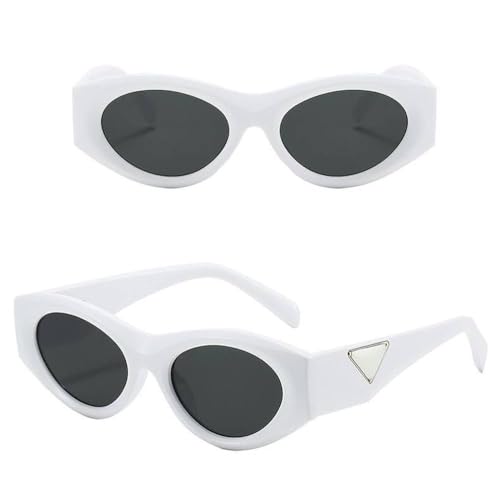 Lunettes de soleil de luxe au design punk vintage avec verres dégradés protecteurs